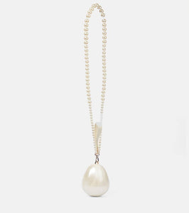 Simone Rocha Egg embellished clutch