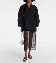 Simone Rocha Embellished calf hair ballet flats