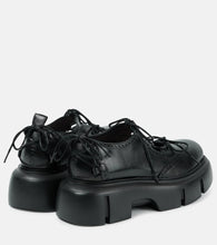 Simone Rocha Embellished leather platform brogues