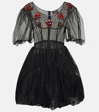 Simone Rocha Embellished tulle minidress