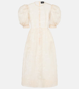 Simone Rocha Embroidered midi dress