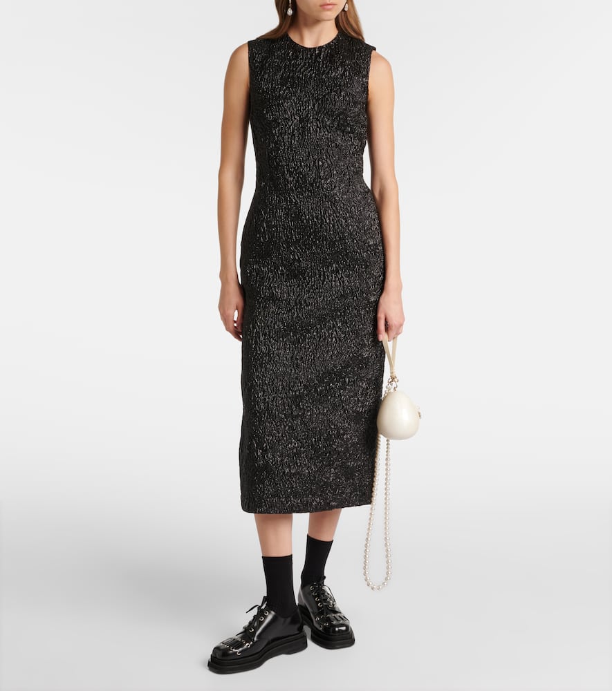 Simone Rocha Heart Toe leather platform brogues
