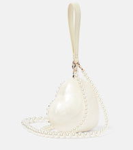 Simone Rocha Heart faux pearl-embellished clutch