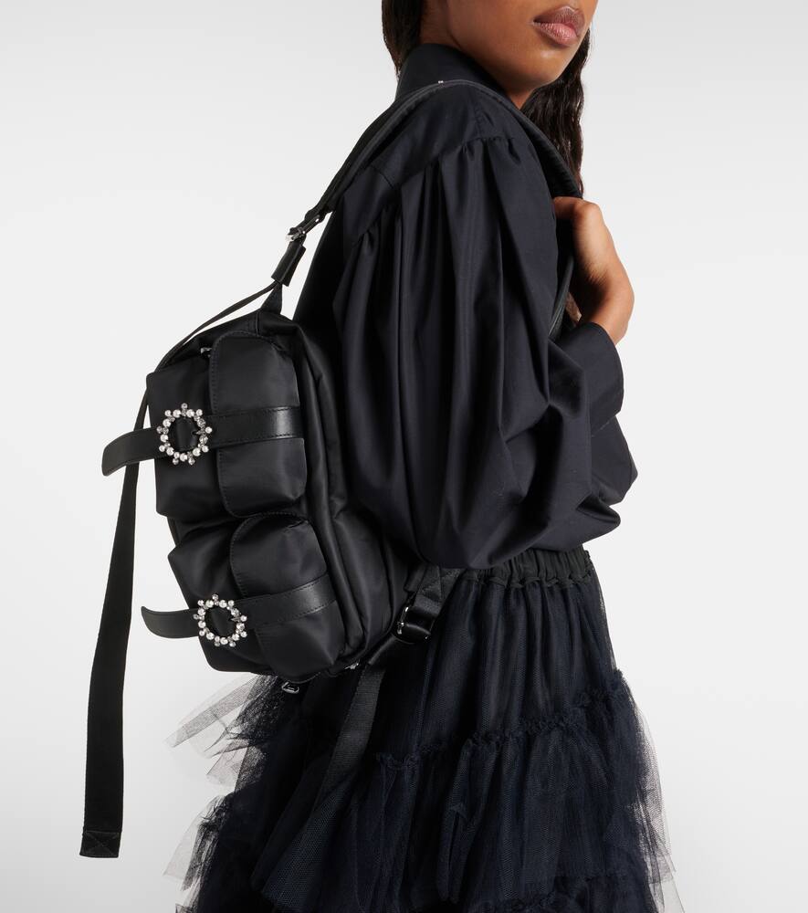Simone Rocha Lace Up Military backpack
