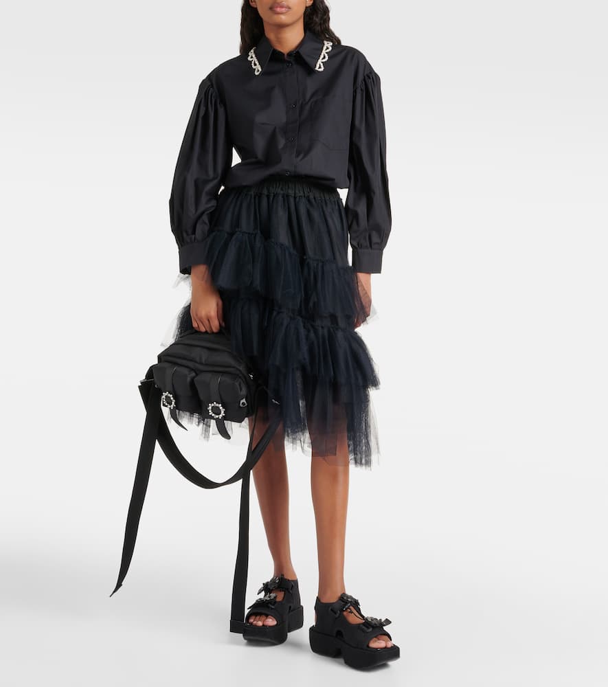 Simone Rocha Lace Up Military backpack