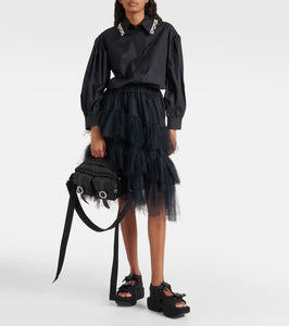 Simone Rocha Lace Up Military backpack