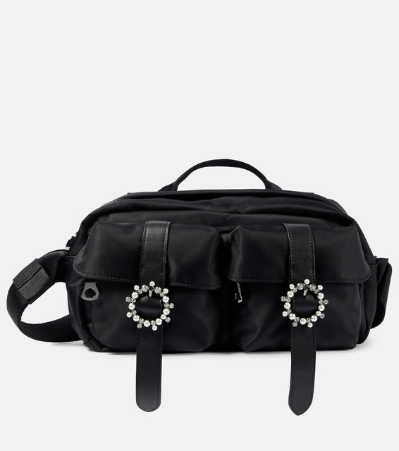 Simone Rocha Lace Up Military backpack. Shop Simone Rocha Shoulder Bags for women now.