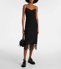 Simone Rocha Lace-trimmed slip dress