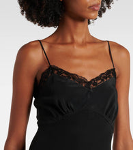 Simone Rocha Lace-trimmed slip dress