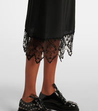 Simone Rocha Lace-trimmed slip dress