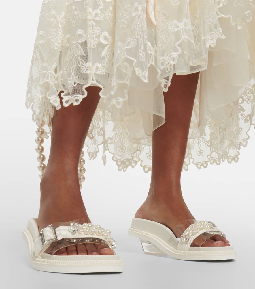 Simone Rocha Leather slides