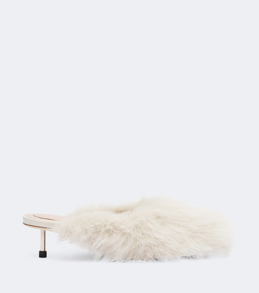 Simone Rocha Leather-trimmed mules