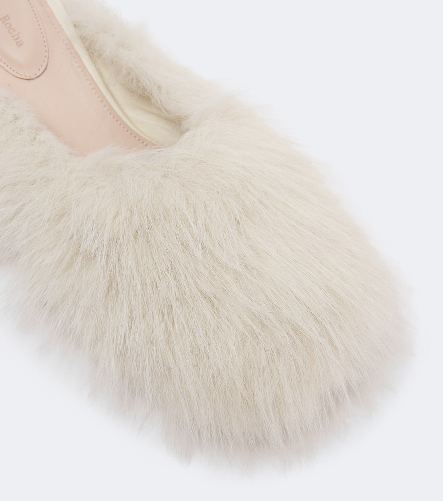 Simone Rocha Leather-trimmed mules