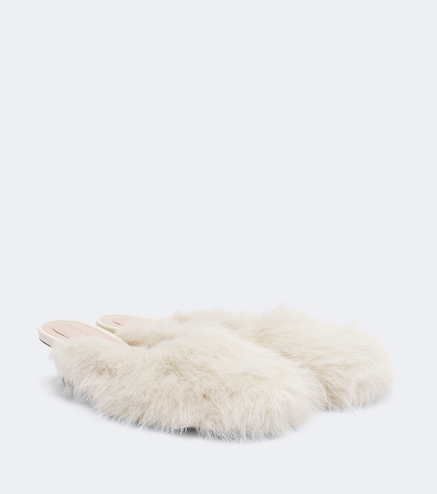 Simone Rocha Leather-trimmed mules