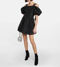 Simone Rocha Puff-sleeve taffeta minidress