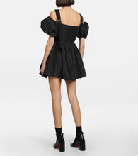 Simone Rocha Puff-sleeve taffeta minidress