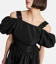Simone Rocha Puff-sleeve taffeta minidress