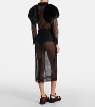 Simone Rocha Sheer tulle pencil skirt
