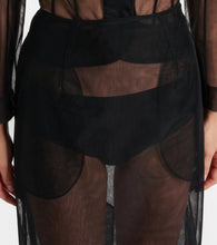 Simone Rocha Sheer tulle pencil skirt