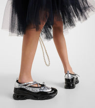 Simone Rocha Tracker satin flats