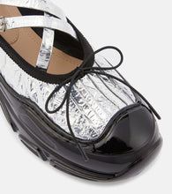 Simone Rocha Tracker satin flats