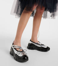 Simone Rocha Tracker satin flats