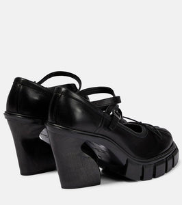 Simone Rocha Trek leather pumps