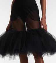 Simone Rocha Tulle-trimmed slip dress