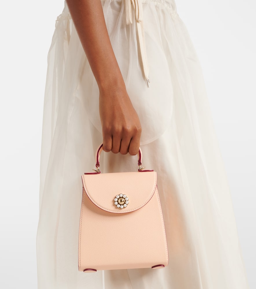 Simone Rocha Valentine Mini embellished leather shoulder bag