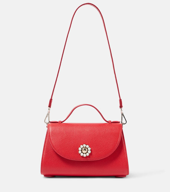 Simone Rocha Valentine leather shoulder bag. Shop Simone Rocha Shoulder Bags for women now.