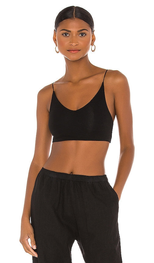 Skin Glenna Bralette in Black - Soutien-gorge Skin Glenna en noir - Skin Glenna 黑色文胸 - Skin Glenna Bralette in Schwarz - SKIN 글렌나 브라렛 블랙 색상 - Bralette in pelle Glenna in nero