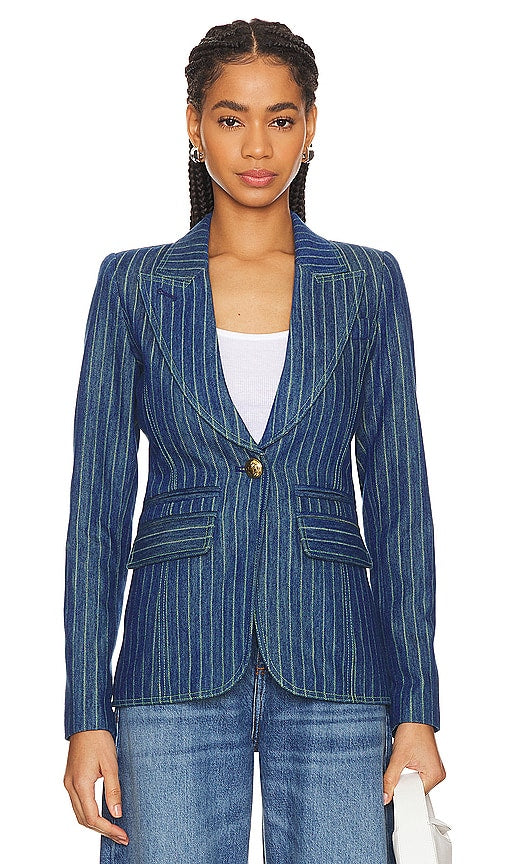 Smythe Denim Hutton Blazer in Blue