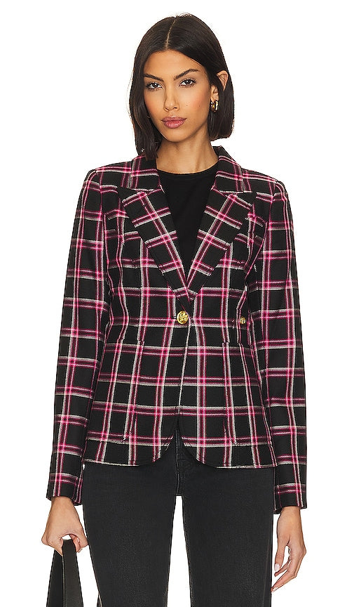 Smythe Patch Pocket Duchess Blazer in Pink