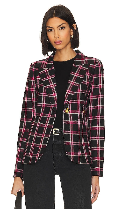 Smythe Patch Pocket Duchess Blazer in Pink - Blazer duchesse à poche plaquée Smythe en rose - Smythe 粉色贴袋公爵夫人西装外套 - Smythe Duchess-Blazer mit aufgesetzten Taschen in Rosa - Smythe 패치 포켓 더치스 블레이저 핑크 색상 - Blazer in duchesse con tasca applicata Smythe in rosa