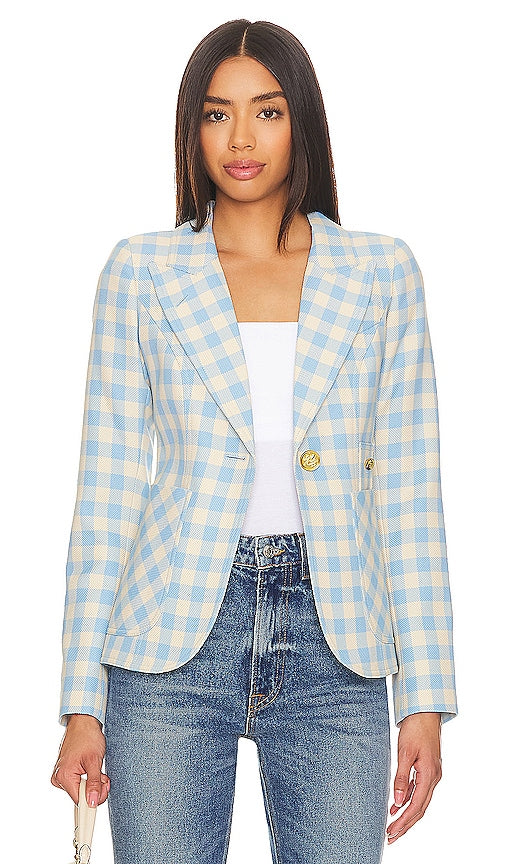 Smythe Patch Pocket Duchess Jacket in Blue