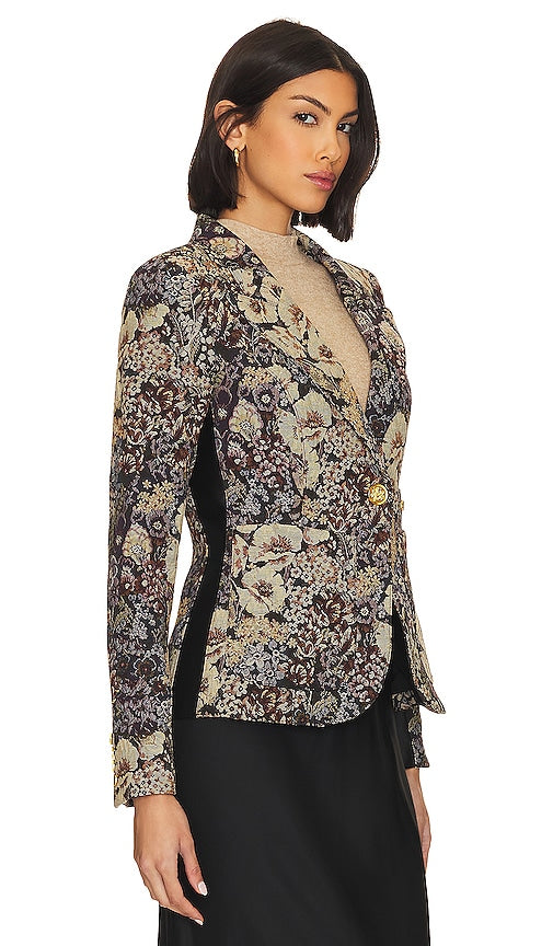 Smythe Patch Pocket Tux Blazer in Grey