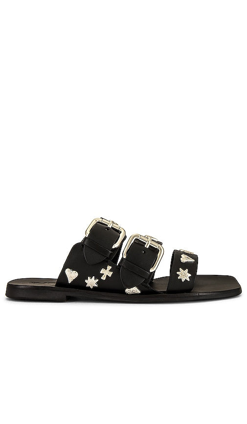 Sol Sana Eastwood Slide in Black - Sol Sana Eastwood toboggan en noir - Sol Sana Eastwood 黑色拖鞋 - Sol Sana Eastwood Slide in Schwarz - Sol Sana Eastwood 슬라이드 블랙 색상 - Scivolo Sol Sana Eastwood in nero