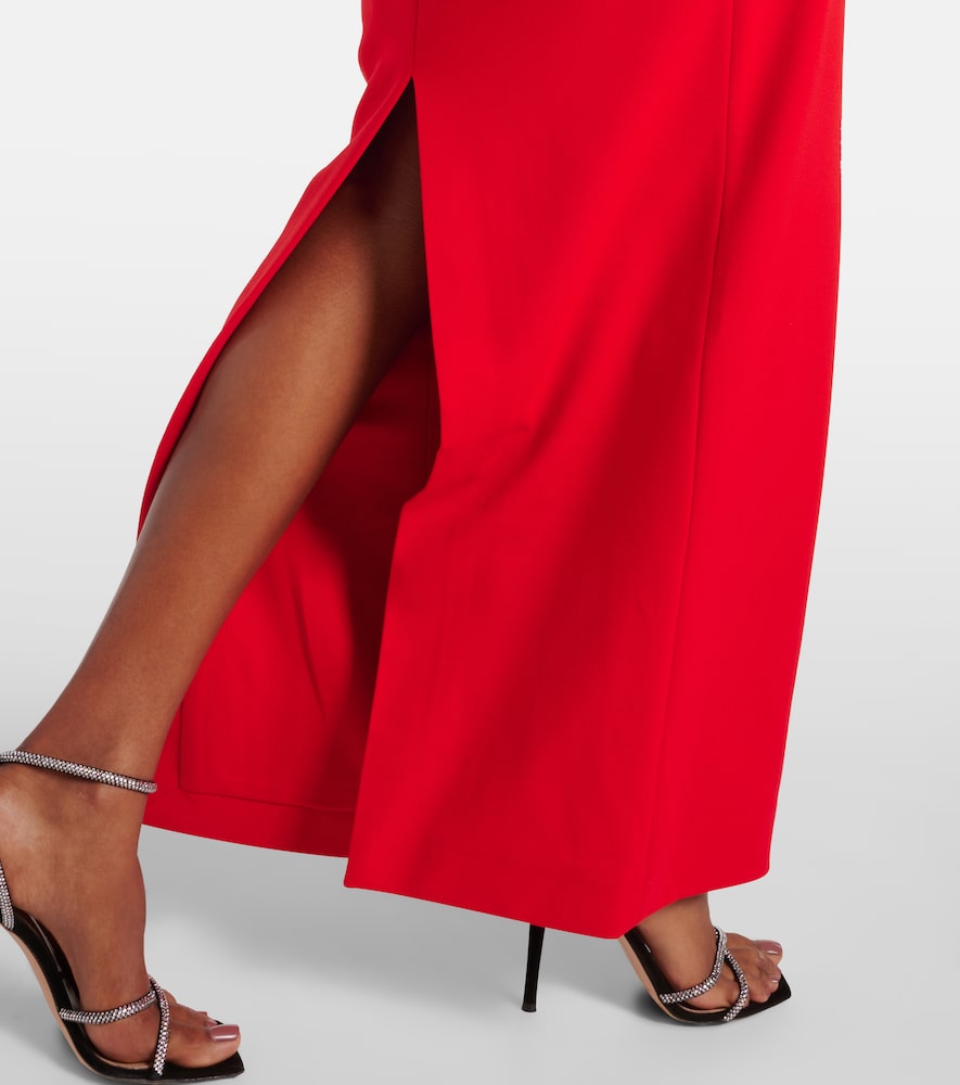 Solace London Talia off-shoulder  gown
