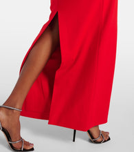 Solace London Talia off-shoulder  gown