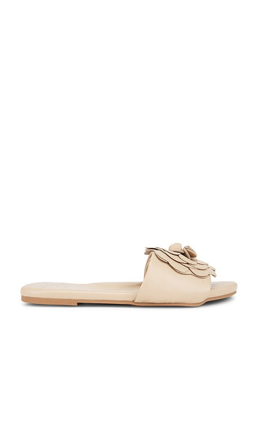 Solei Sea Dahlie Sandal in Nude | Bistro Flip Flop Sandals for Women