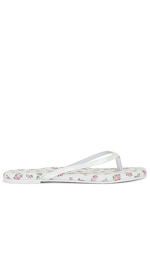 Solei Sea Floral Sandal in White - Sandale florale de mer Solei en blanc - Solei Sea 白色花卉凉鞋 - Solei Sea Floral Sandale in Weiß - Solei 씨 플로럴 샌들화이트 색상 - Sandalo floreale Solei Sea in bianco