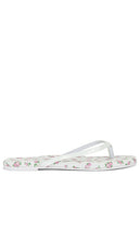 Solei Sea Floral Sandal in White - Sandale florale de mer Solei en blanc - Solei Sea 白色花卉凉鞋 - Solei Sea Floral Sandale in Weiß - Solei 씨 플로럴 샌들화이트 색상 - Sandalo floreale Solei Sea in bianco