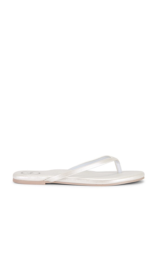 Solei Sea Indie Classics in White | Icy Flip Flop Sandals for Women