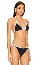 Solid & Striped Iris Bikini Top in Black
