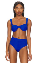 Solid & Striped Lilo Bikini Top in Royal - Haut de bikini Lilo uni et rayé en bleu royal - Royal 纯色 & 条纹 Lilo 比基尼上衣 - Einfarbiges und gestreiftes Lilo-Bikinioberteil in Royal - 솔리드 & 스트라이프 Lilo 비키니 탑 - Top bikini Lilo tinta unita e a righe in Royal