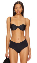 Solid & Striped Maisie Bikini Top in Black - Haut de bikini Maisie uni et rayé en noir - 黑色纯色和条纹 Maisie 比基尼上衣 - Einfarbiges und gestreiftes Maisie-Bikinioberteil in Schwarz - Solid & Striped Maisie 비키니 탑블랙 색상 - Top bikini Maisie tinta unita e a righe in nero
