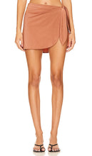 Solid & Striped Mini Wrap Pareo in Brown
