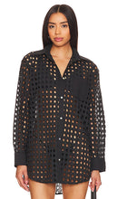 Solid & Striped Oxford Tunic in Black