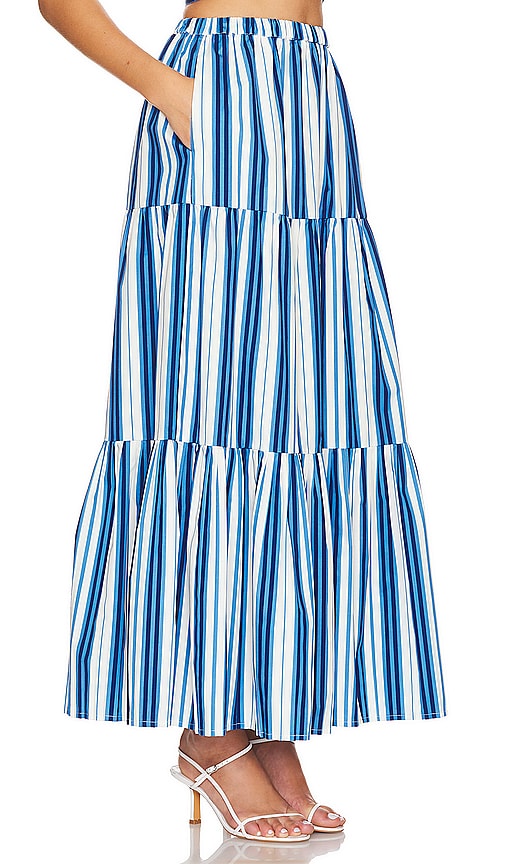 Solid & Striped The Addison Skirt in Blue
