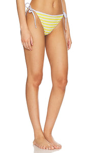 Solid & Striped The Iris Bikini Bottom in Lemon